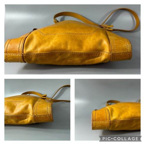 FRYE Women's Melissa Zip Crossbody Bag, Mustard - Picture 16 of 16